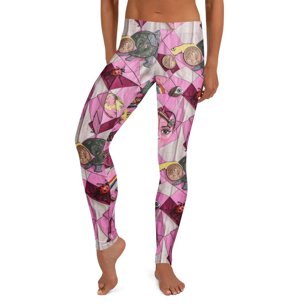 Pink Paradox on Leggings — Front