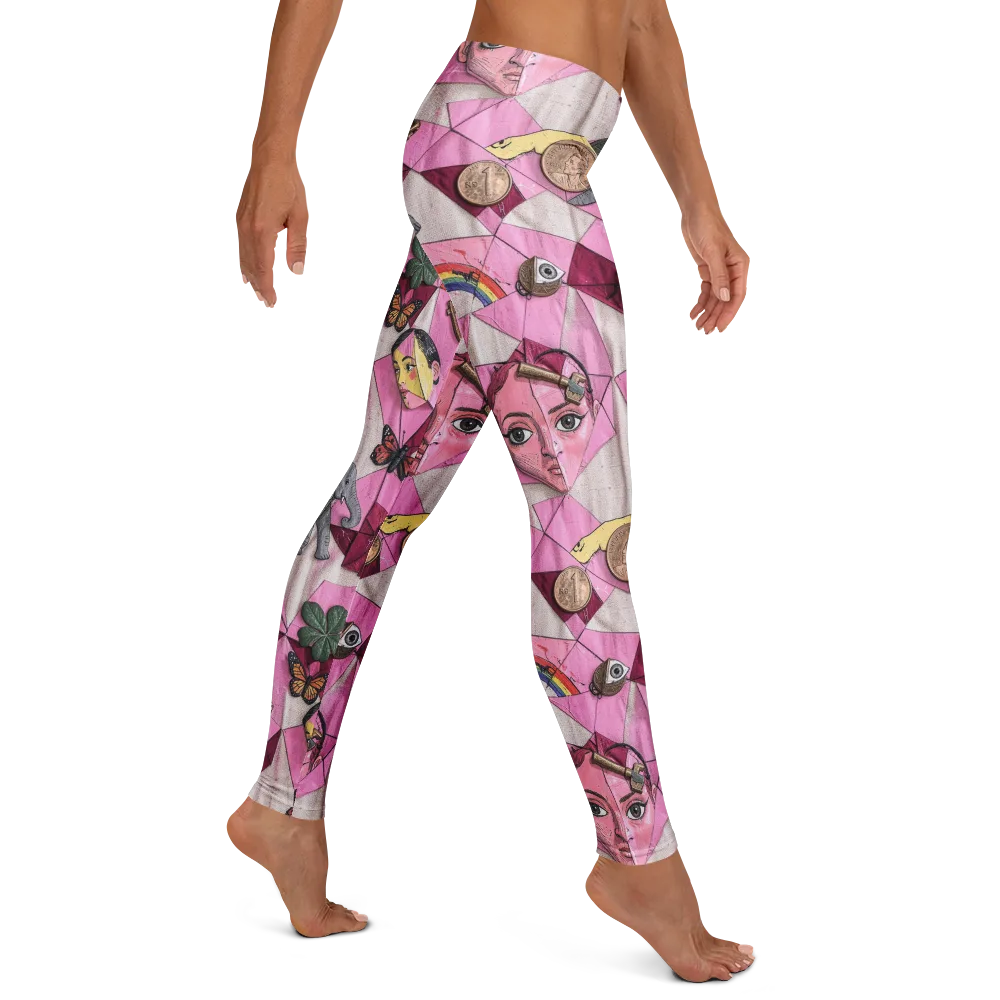 Pink Paradox on Leggings — Right