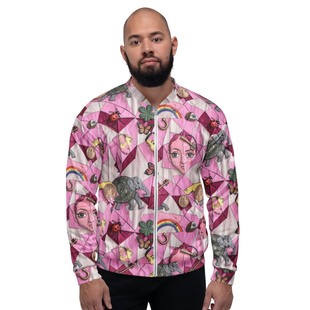 Pink Paradox on Bomber Jacket — Front
