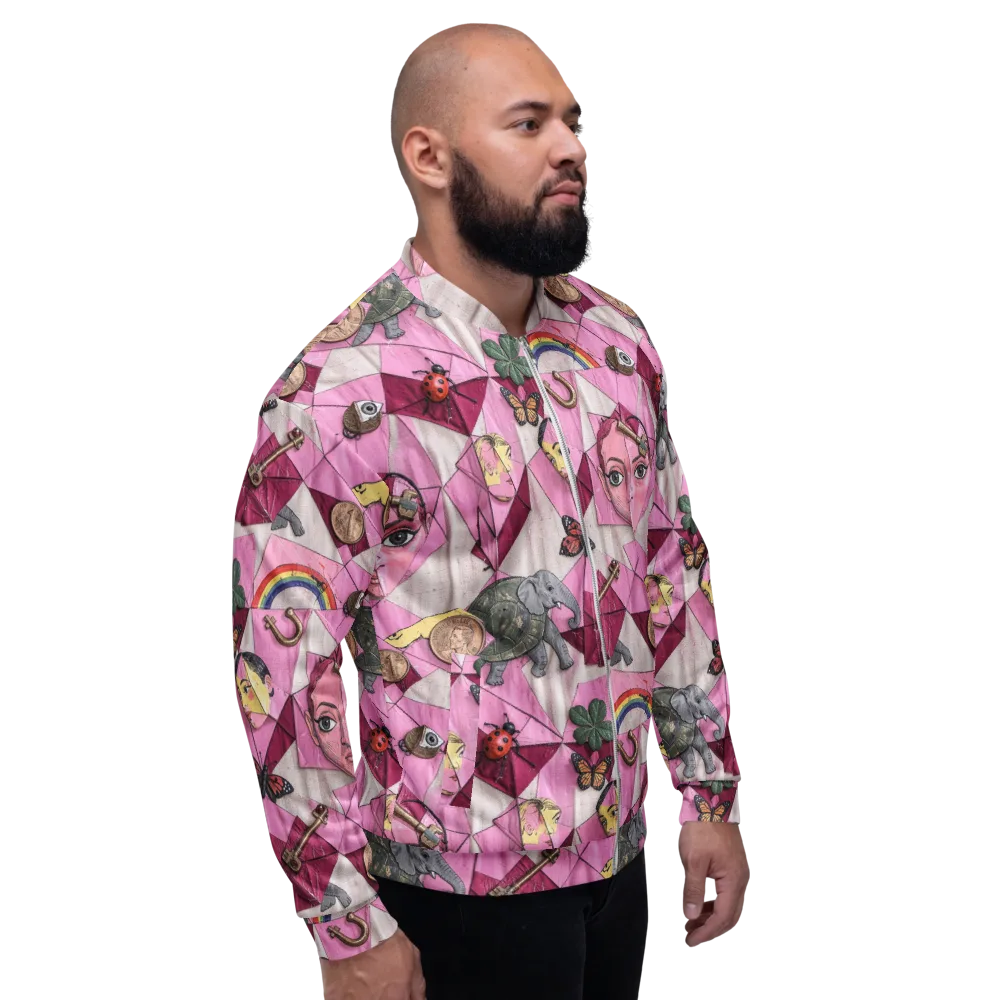Pink Paradox on Bomber Jacket — Right