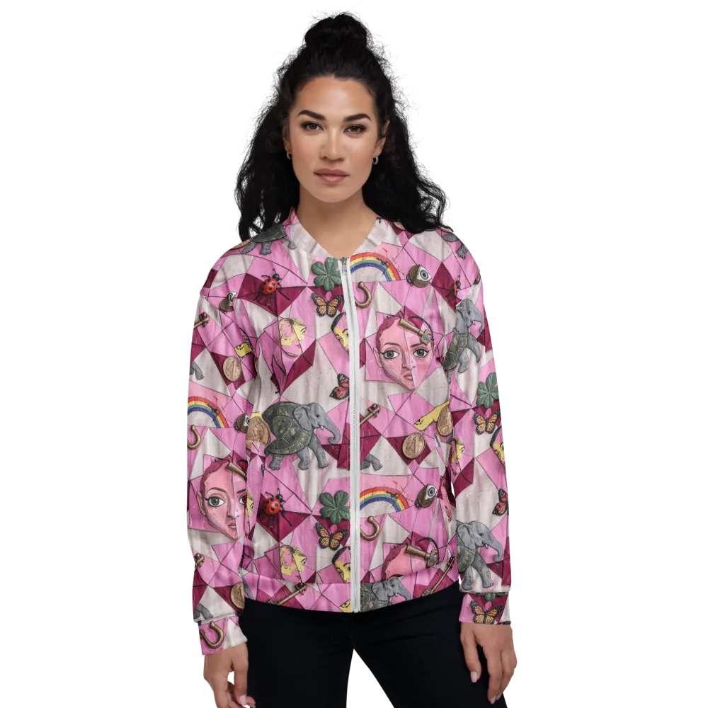 Pink Paradox on Bomber Jacket — Front