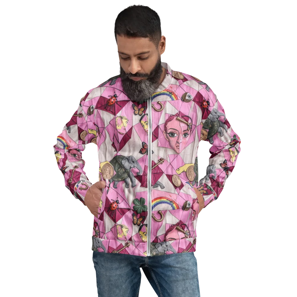 Pink Paradox on Bomber Jacket — Front
