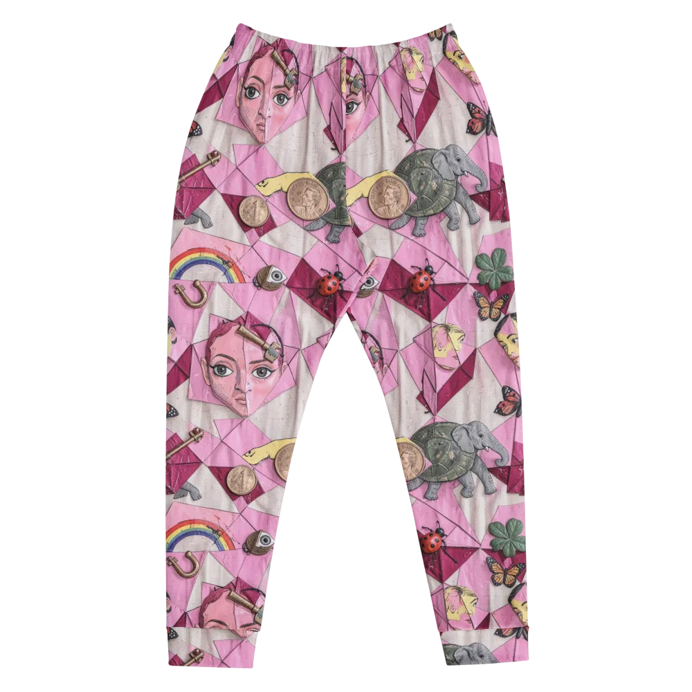 Pink Paradox on Men's Joggers — Front