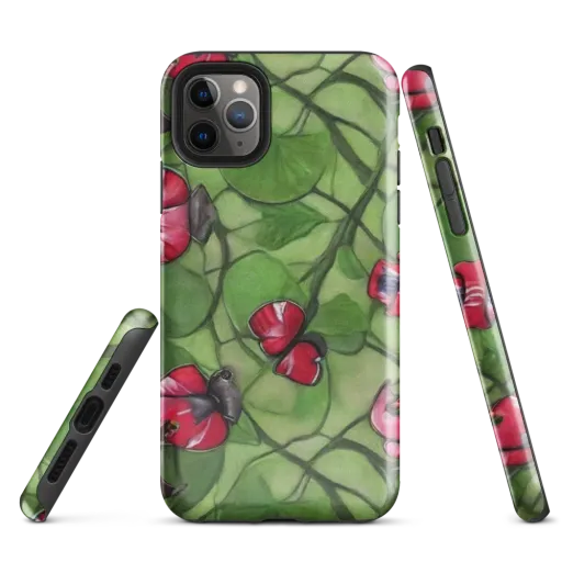 Crimson Lily Pad on a Tough Case for iPhone®