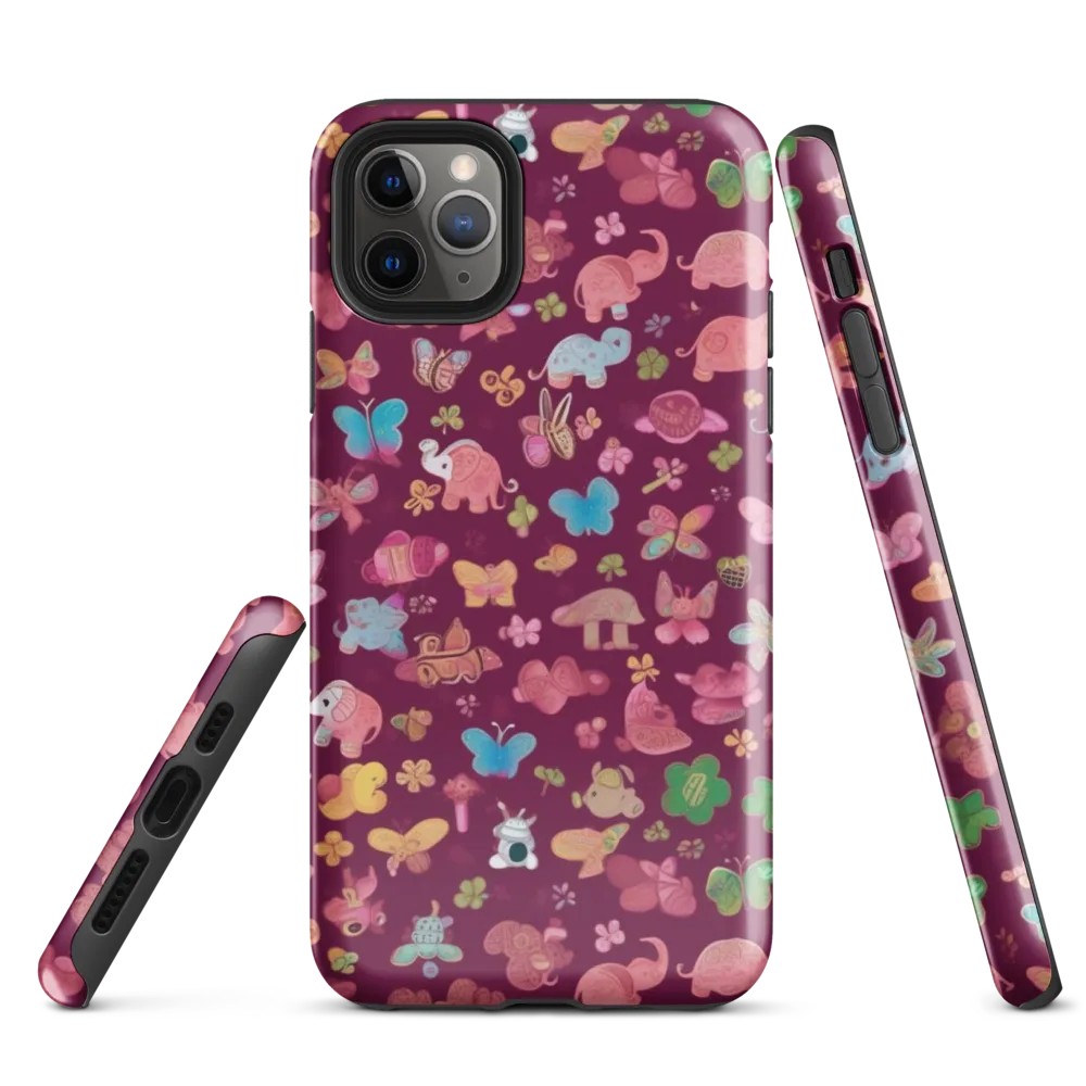 Mauve Meadow on Tough Case for iPhone® — Front