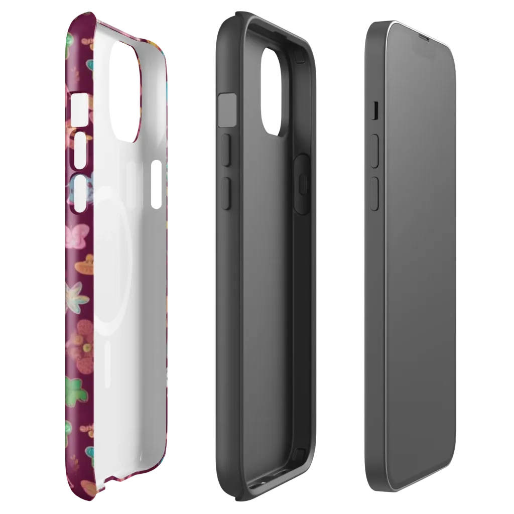 Mauve Meadow on MagSafe Tough Case for iPhone® — Front