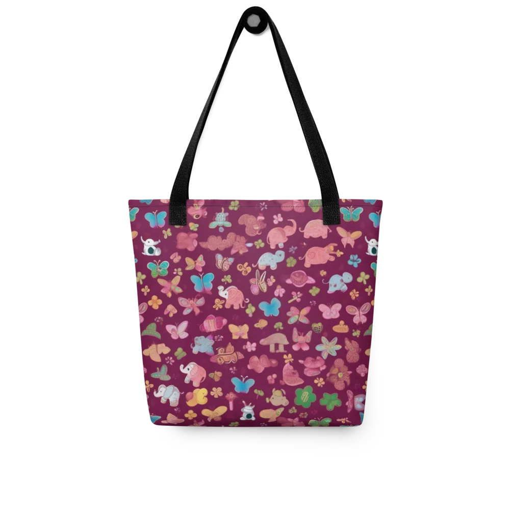 Mauve Meadow on Tote Bag — Front