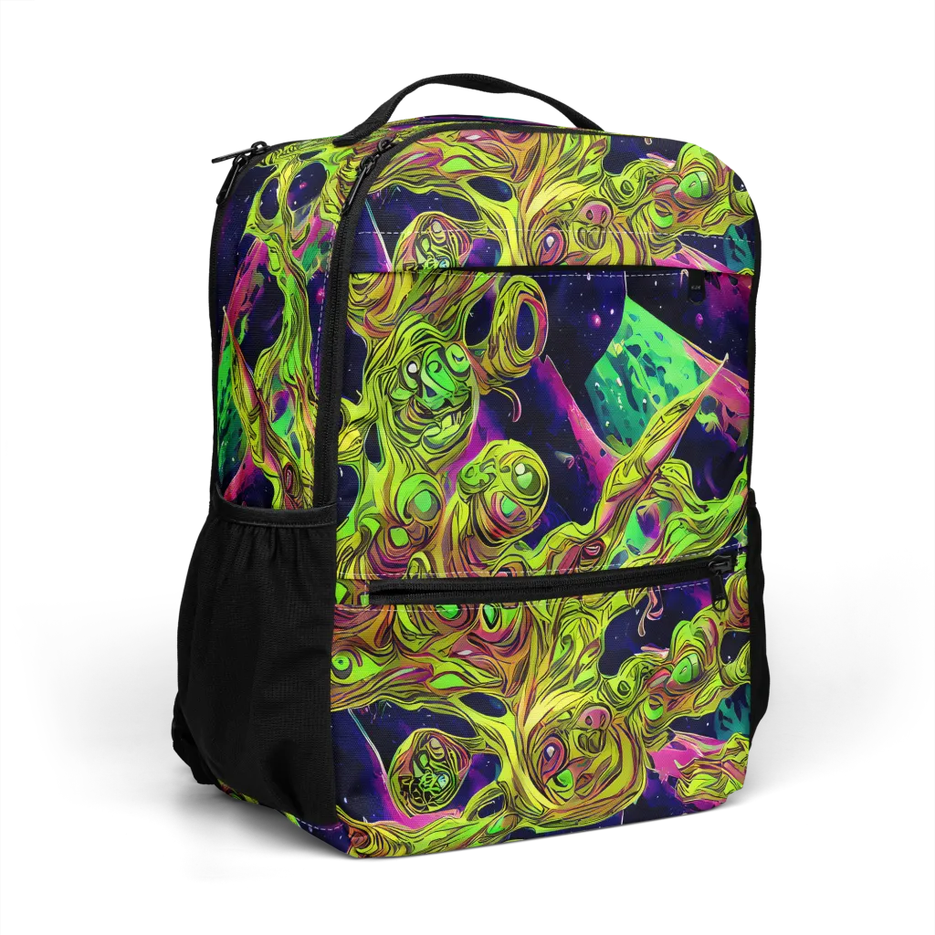 Neon Moonfall on Utility Backpack — Right Front