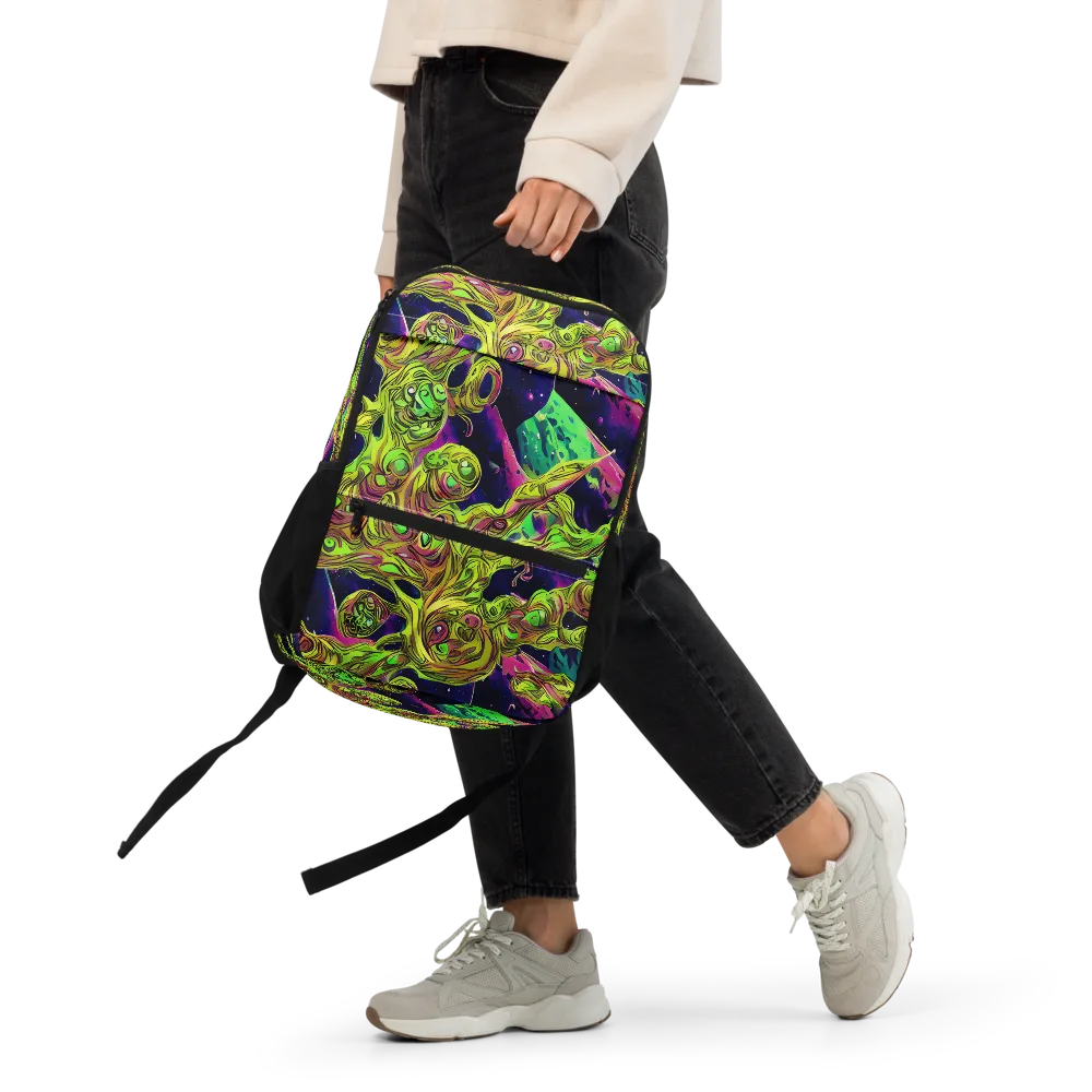 Neon Moonfall on Utility Backpack — Front