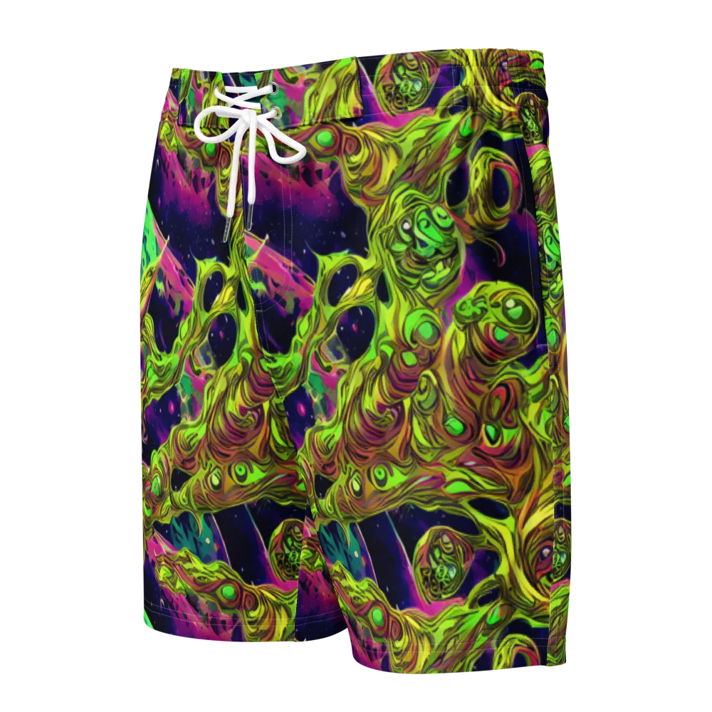 Neon Moonfall on Men's Board Shorts — Front