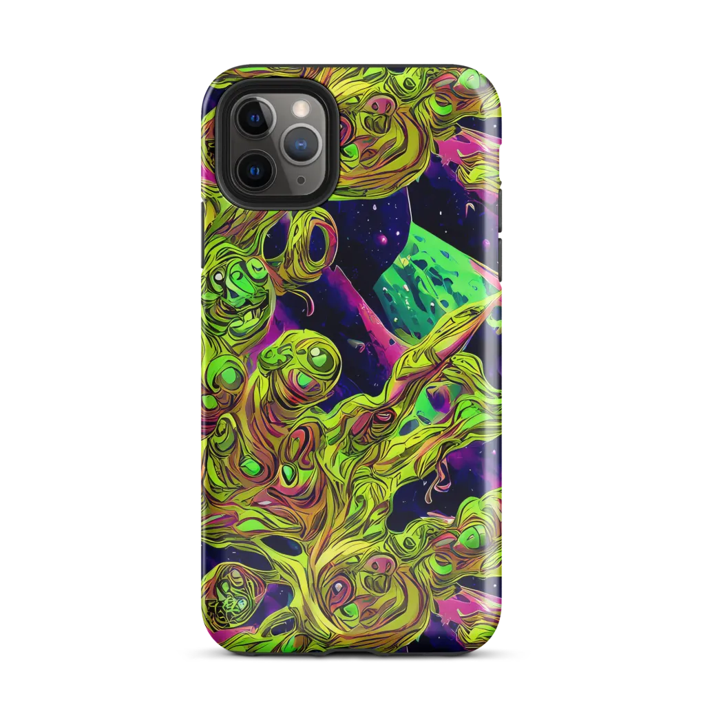 Neon Moonfall on Tough Case for iPhone® — Front