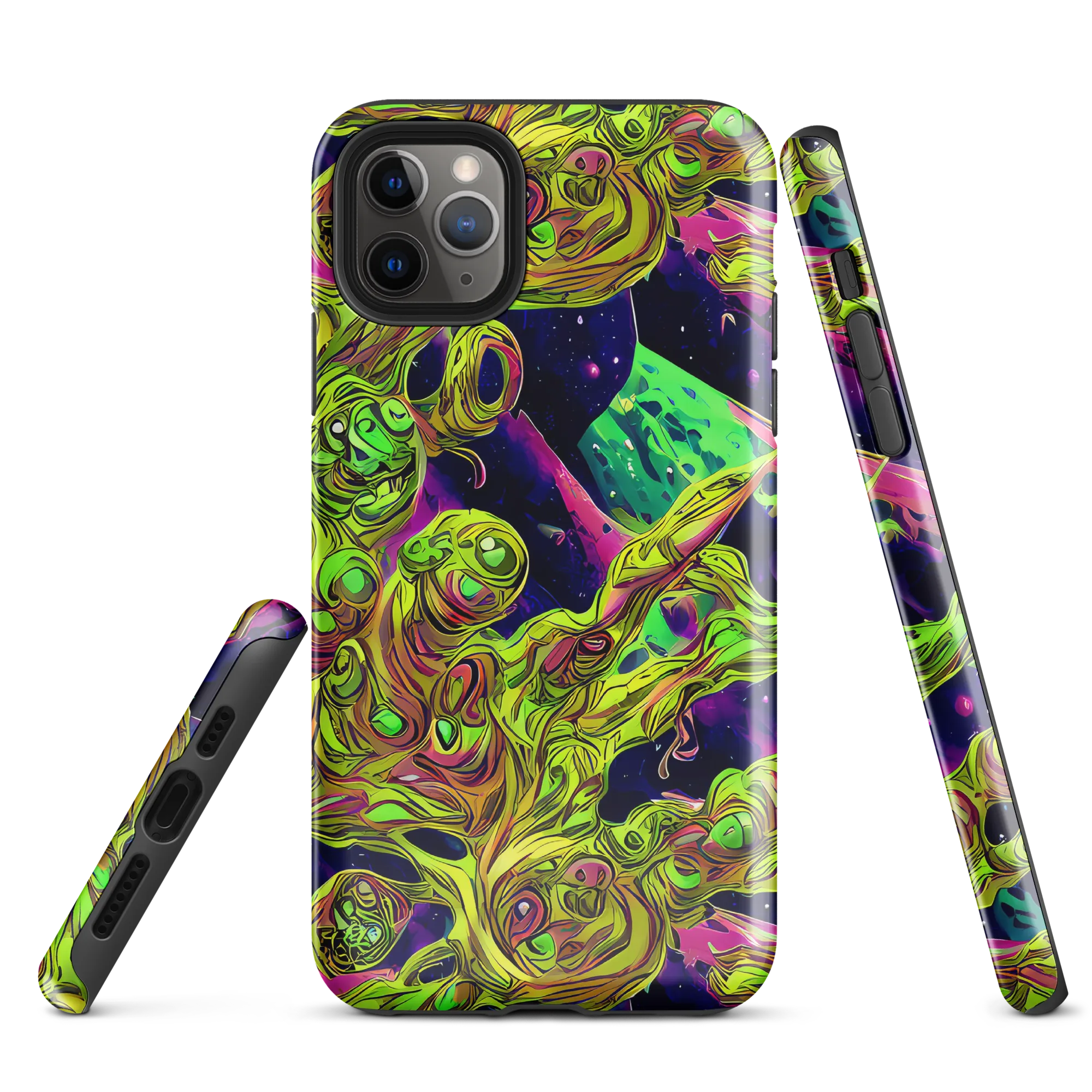 Neon Moonfall on Tough Case for iPhone® — Front