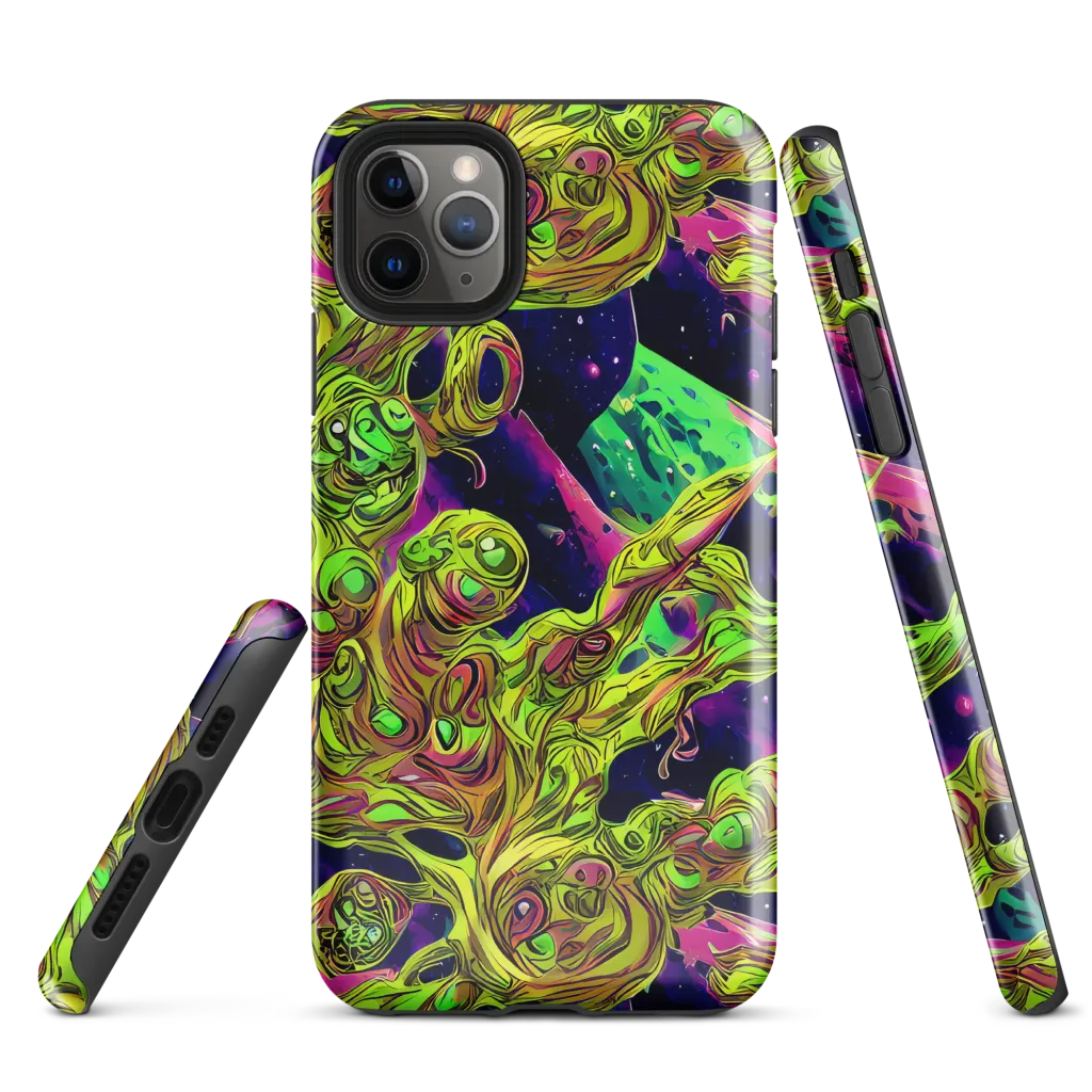 Neon Moonfall on Tough Case for iPhone® — Front
