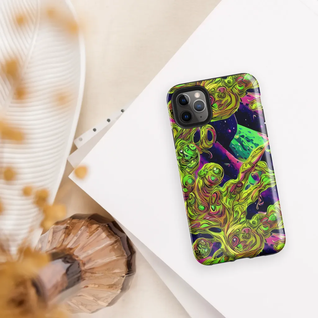 Neon Moonfall on Tough Case for iPhone® — Front