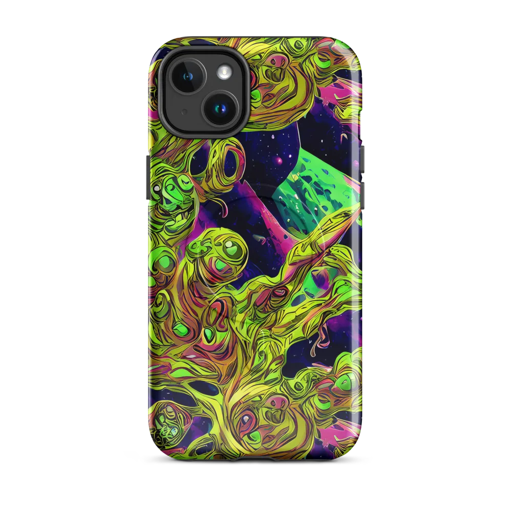 Neon Moonfall on MagSafe Tough Case for iPhone® — Front