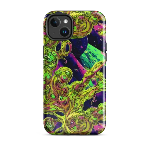 Neon Moonfall on a MagSafe Tough Case for iPhone®