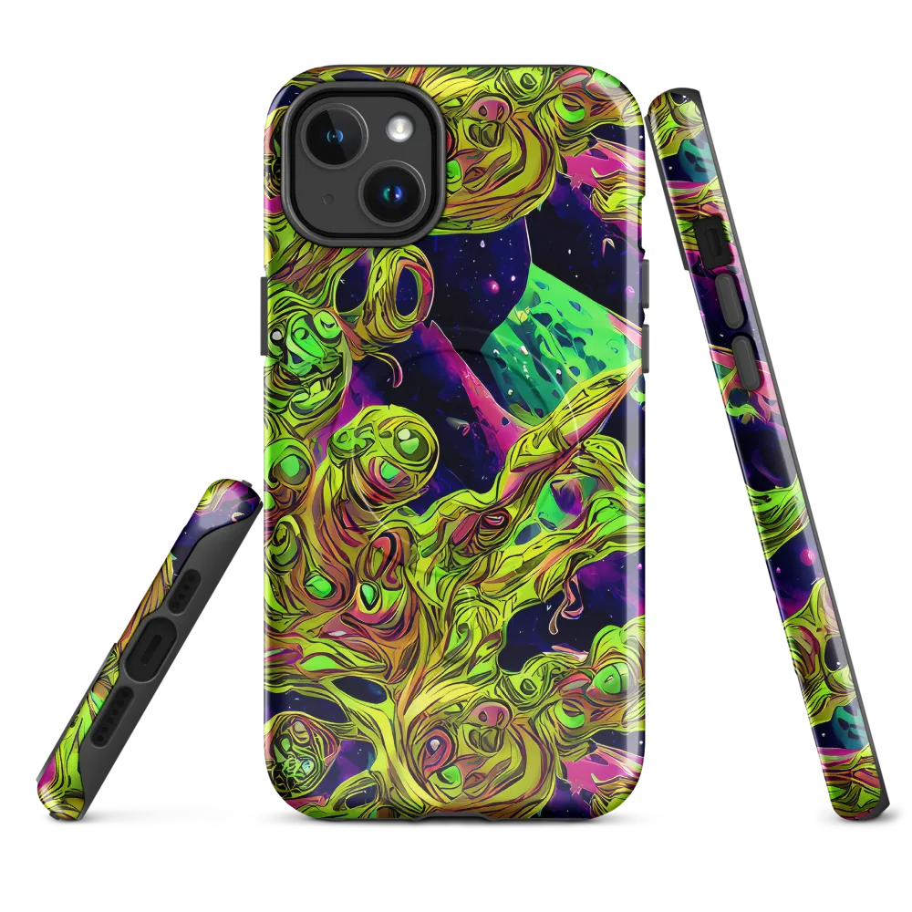 Neon Moonfall on MagSafe Tough Case for iPhone® — Front