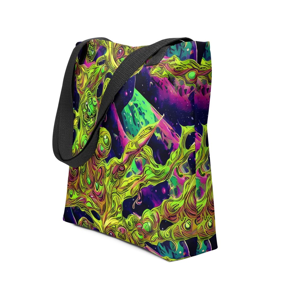 Neon Moonfall on Tote Bag — Front