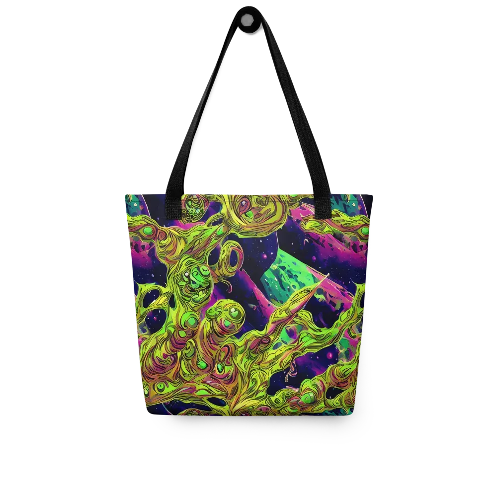 Neon Moonfall on Tote Bag — Front