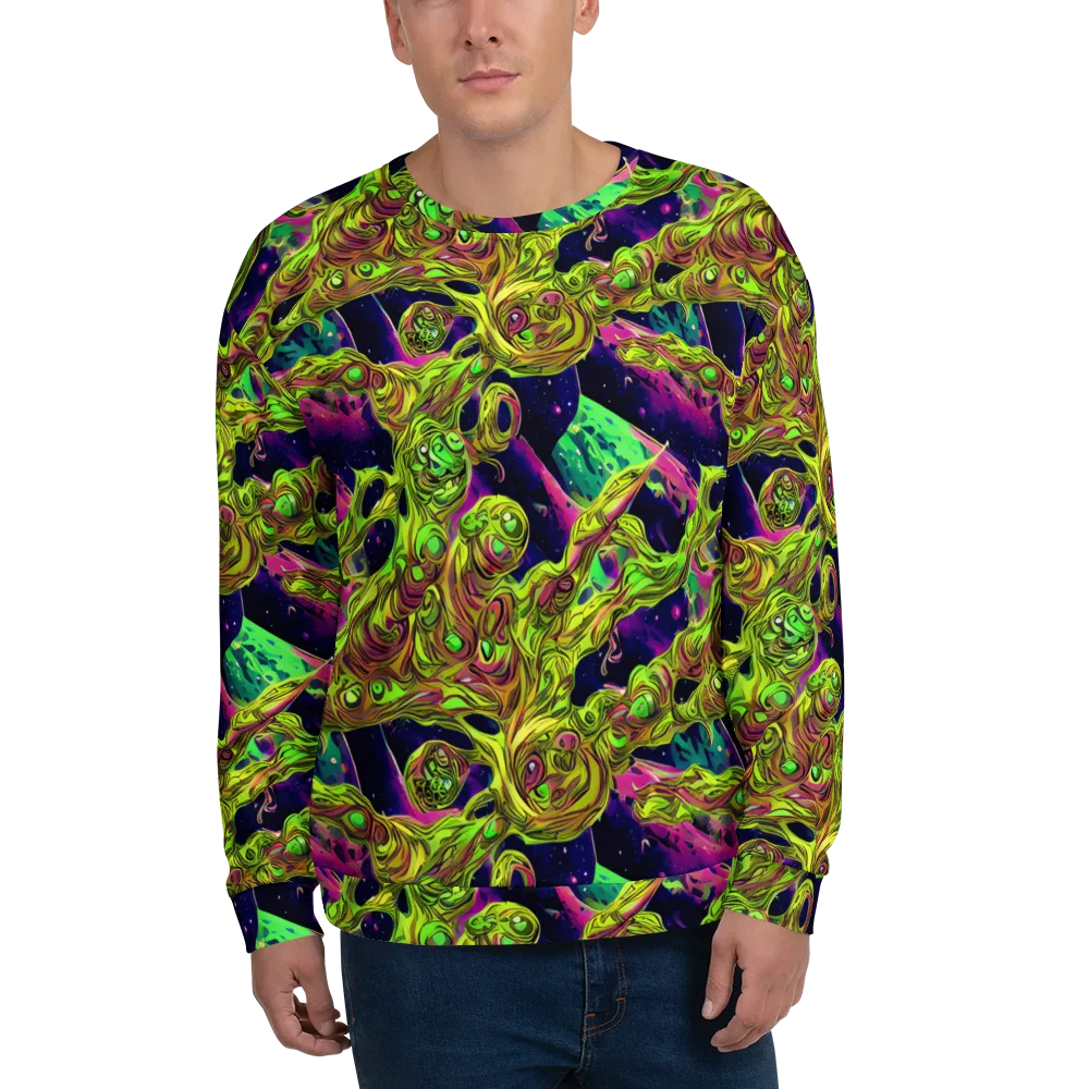 Neon Moonfall on Sweatshirt — Front