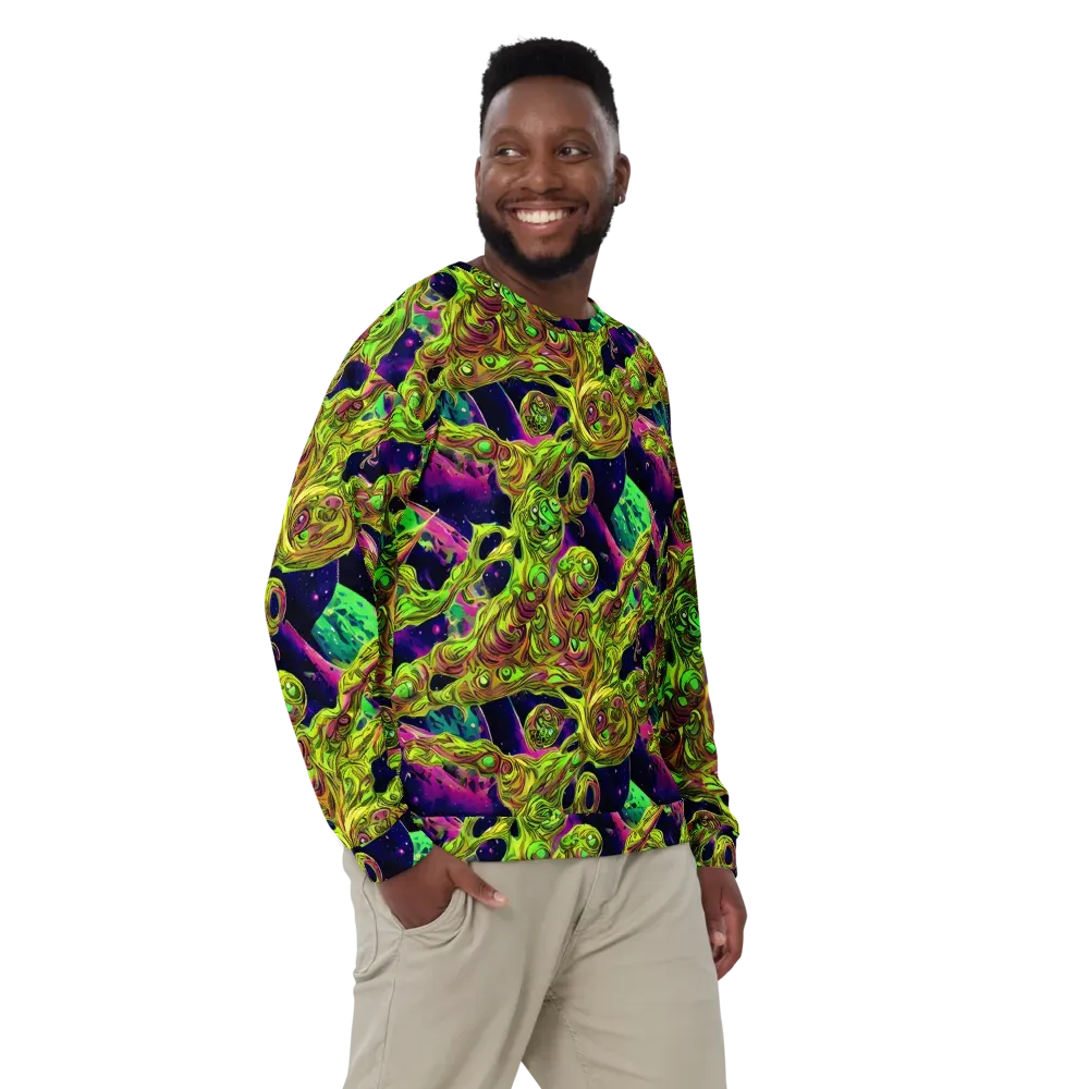 Neon Moonfall on Sweatshirt — Front