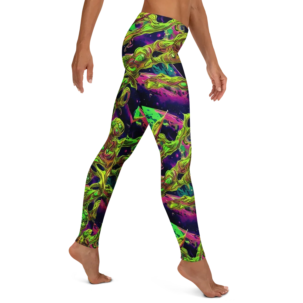 Neon Moonfall on Leggings — Right