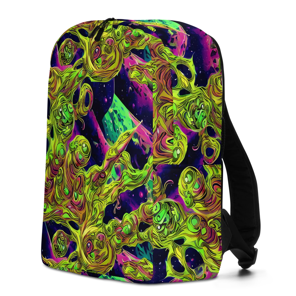 Neon Moonfall on Minimalist Backpack — Left
