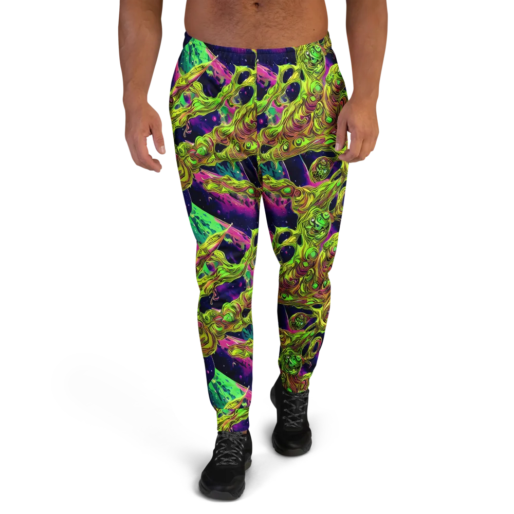 Neon Moonfall on Men's Joggers — Front