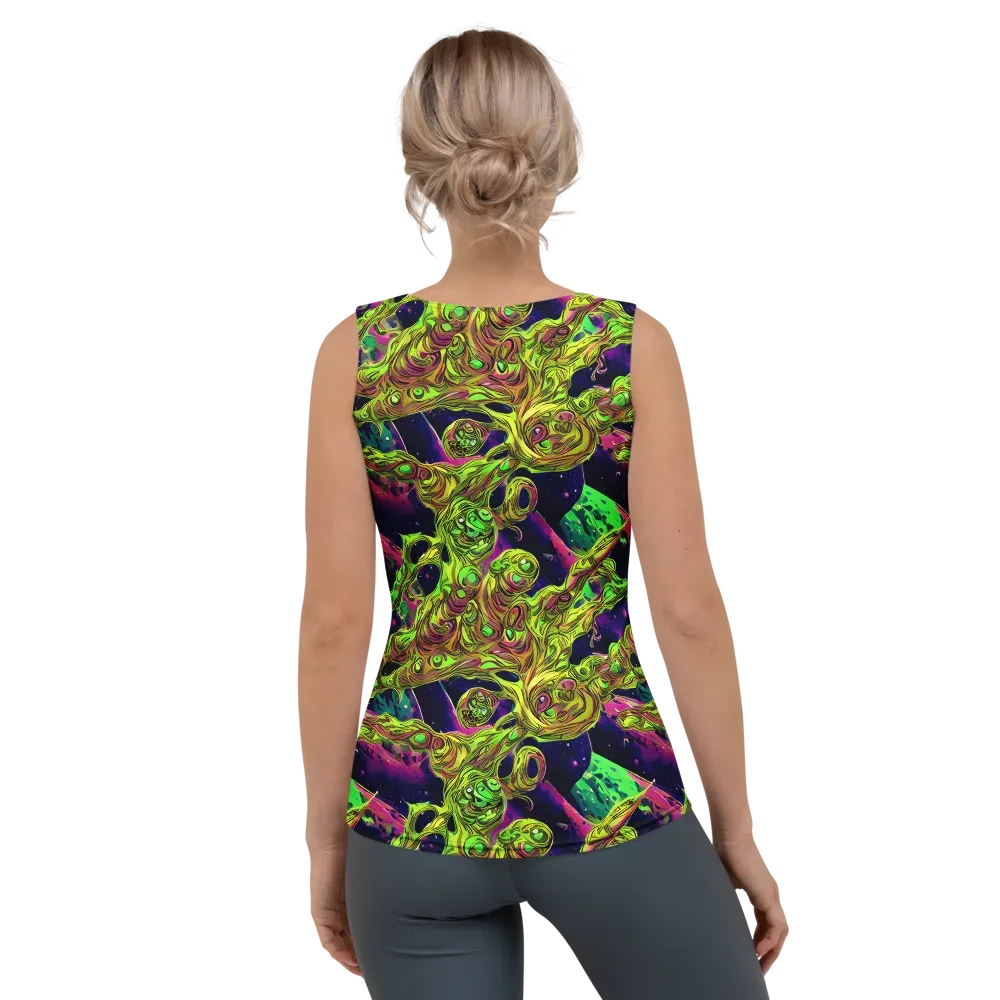 Neon Moonfall on Women's Tank Top — Back