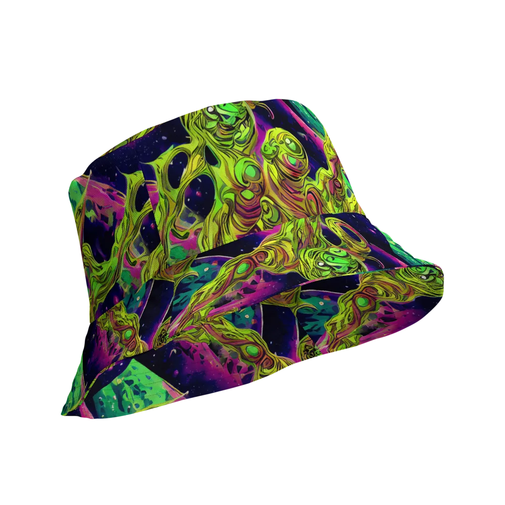 Neon Moonfall on Reversible Bucket Hat — Product details Outside