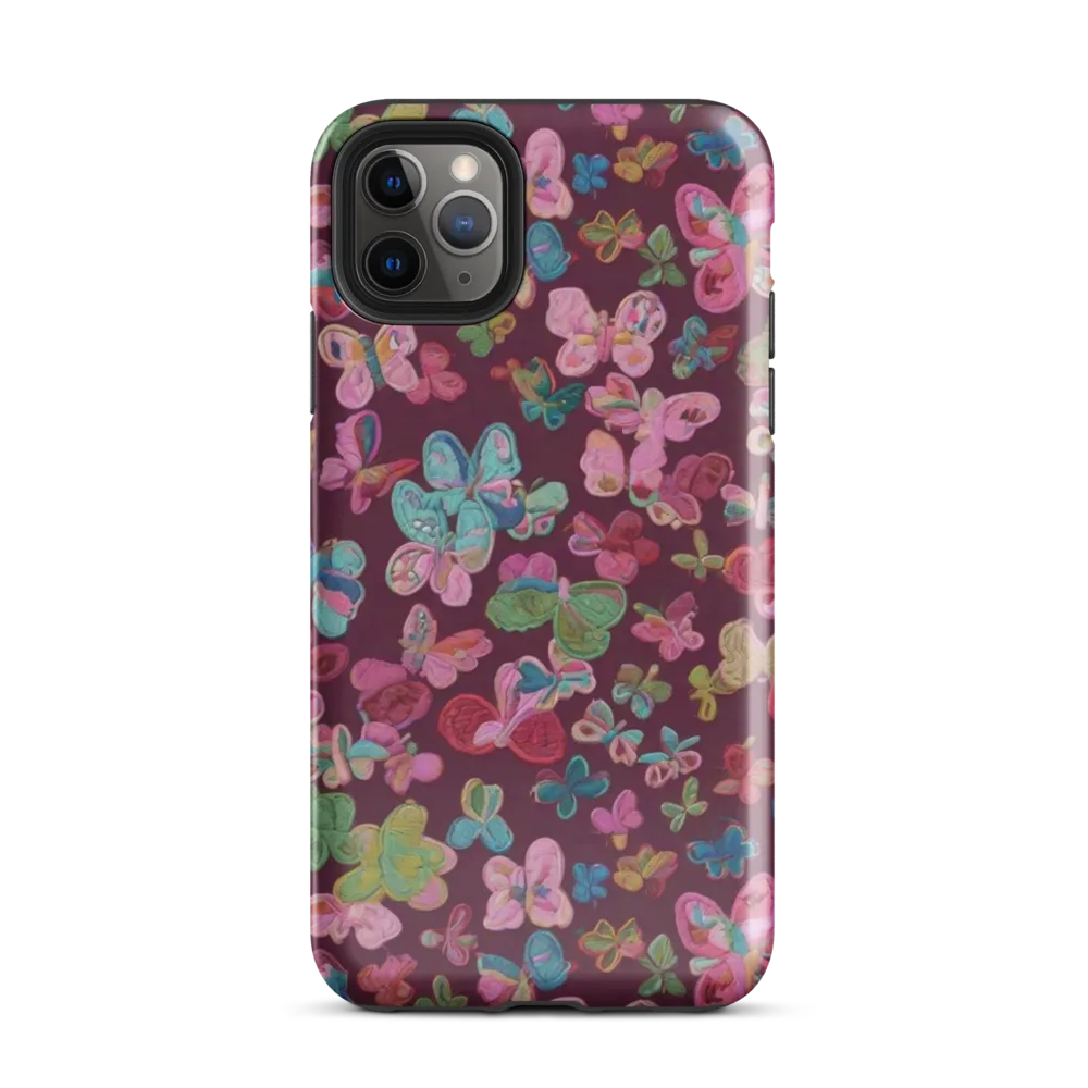 Butterfly Brocade on Tough Case for iPhone® — Front
