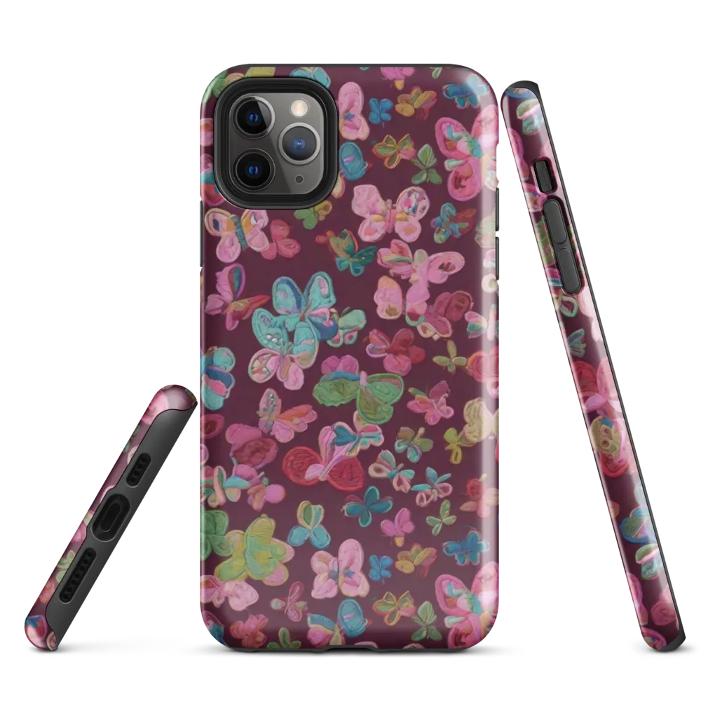 Butterfly Brocade on Tough Case for iPhone® — Front