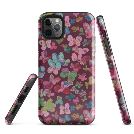 Butterfly Brocade on a Tough Case for iPhone®
