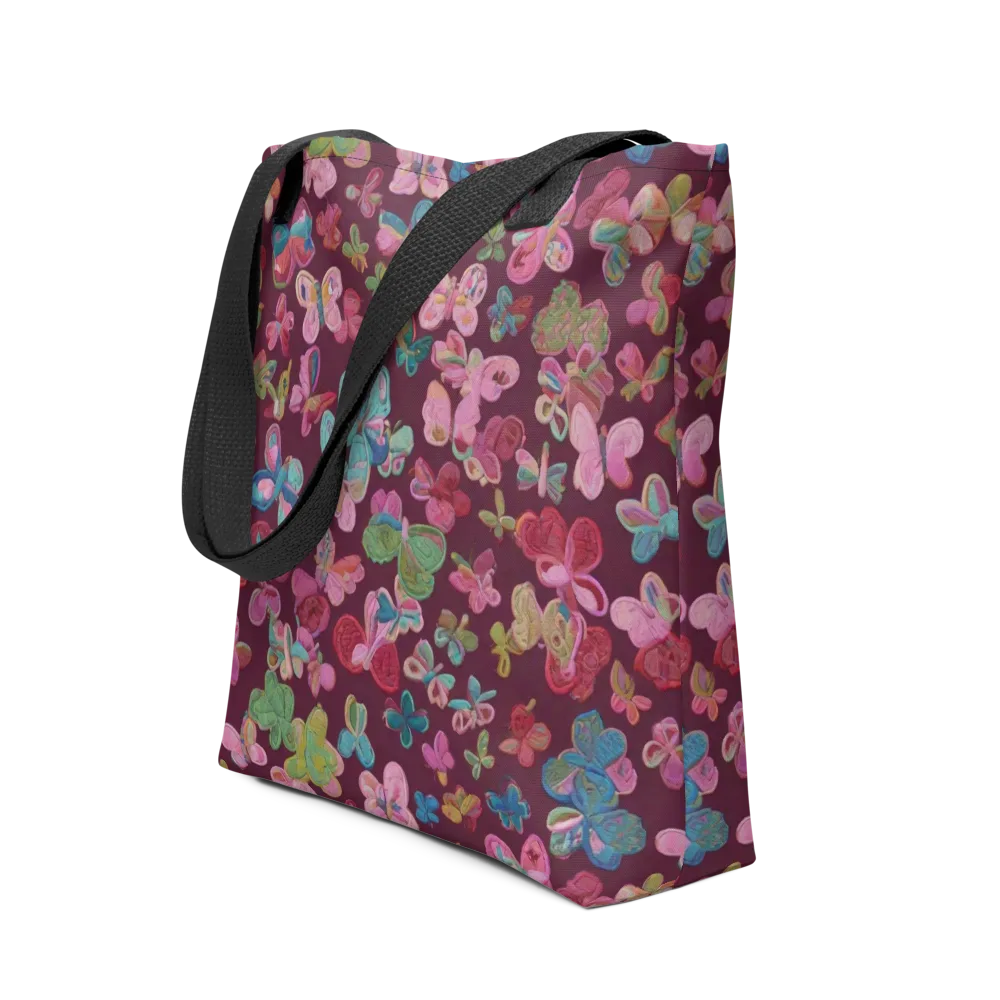 Butterfly Brocade on Tote Bag — Front
