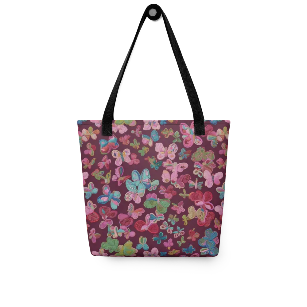 Butterfly Brocade on Tote Bag — Front