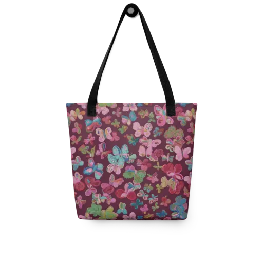 Butterfly Brocade on a Tote Bag