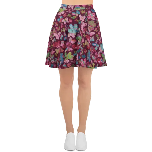 Butterfly Brocade on a Skater Skirt