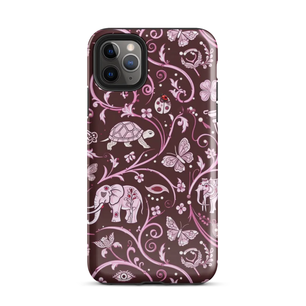 Burgundy Garden on Tough Case for iPhone® — Front