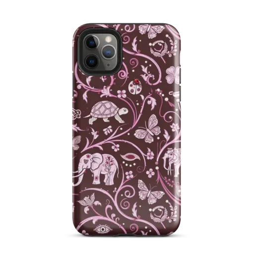 Burgundy Garden on a Tough Case for iPhone®