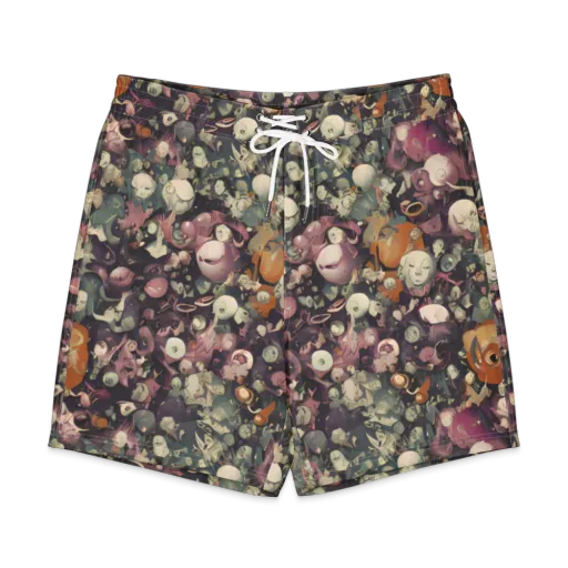 Visions of the Unseen on a Men's Board Shorts