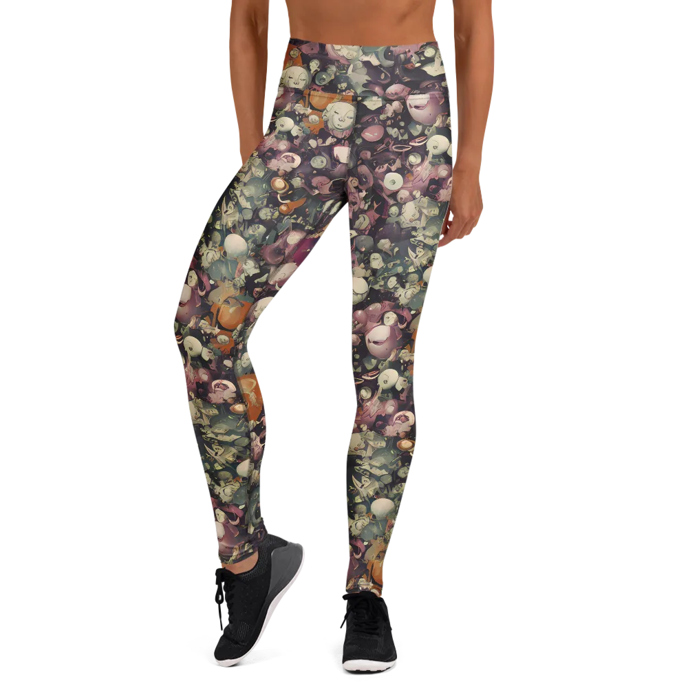 Visions of the Unseen on Yoga Leggings — Front