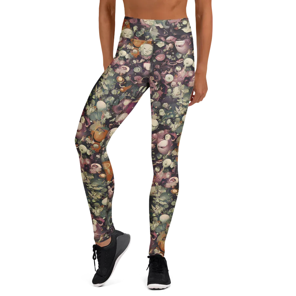Visions of the Unseen on Yoga Leggings — Front