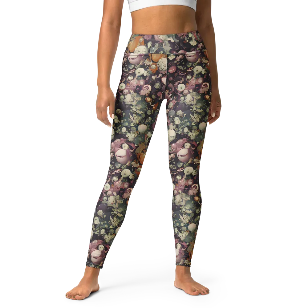 Visions of the Unseen on Yoga Leggings — Front