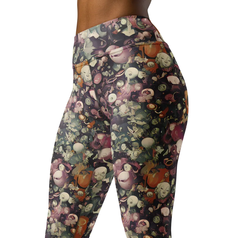 Visions of the Unseen on Yoga Leggings — Left Front