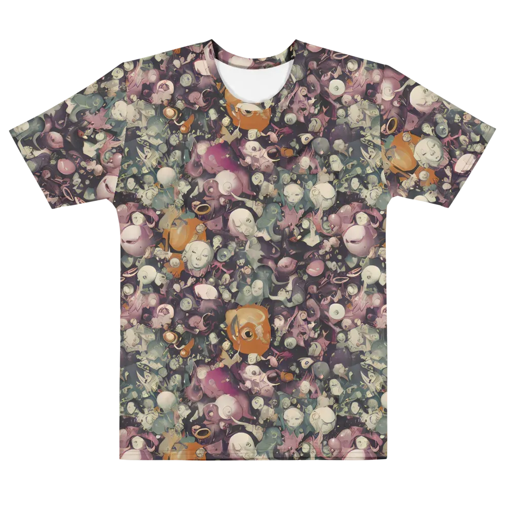 Visions of the Unseen on Men's Cotton Crew Neck T-Shirt — Front