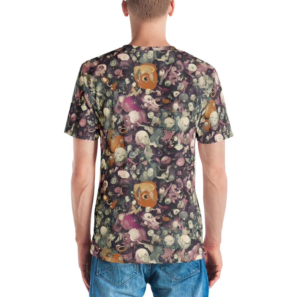 Visions of the Unseen on Men's Crew Neck T-Shirt — Back