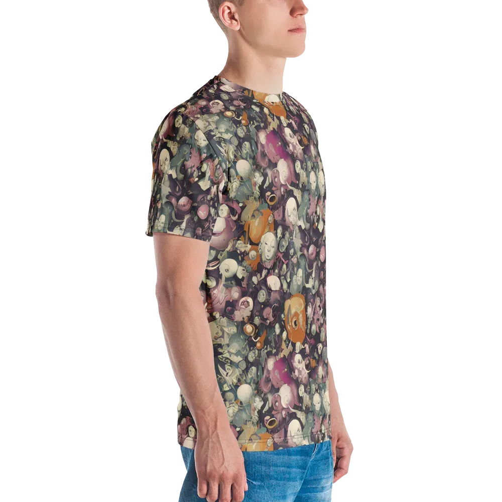 Visions of the Unseen on Men's Crew Neck T-Shirt — Right