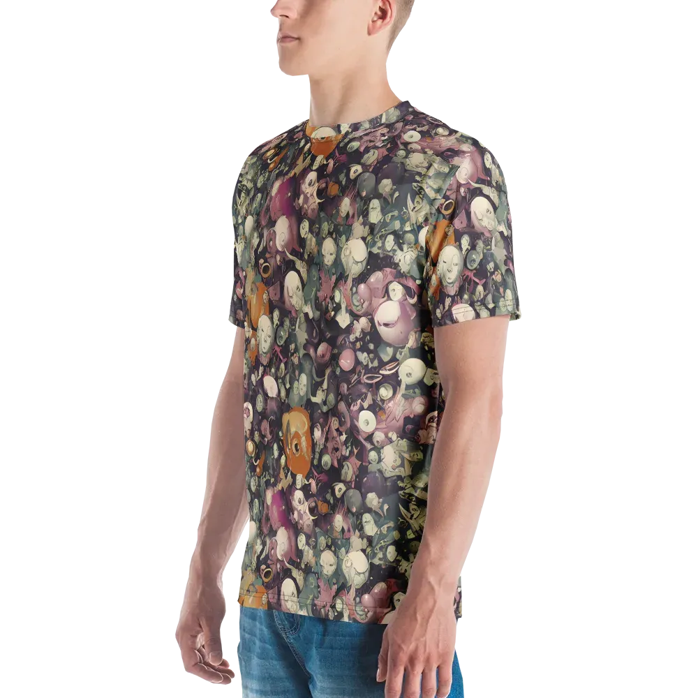 Visions of the Unseen on Men's Crew Neck T-Shirt — Left