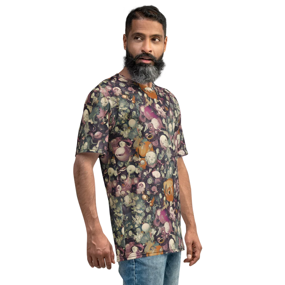 Visions of the Unseen on Men's Crew Neck T-Shirt — Right