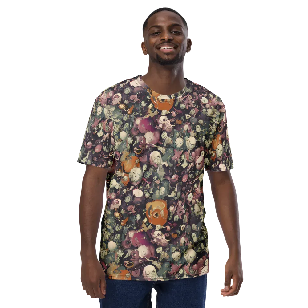 Visions of the Unseen on Men's Crew Neck T-Shirt — Front